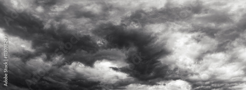 Photography Storm cloud sky panorame, day time