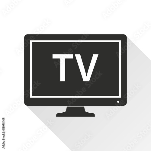 TV - vector icon.