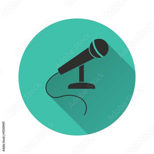 Microphone - vector icon