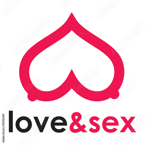 Sex shop logo - breast