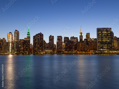 Valokuvatapetti New York City Manhattan buildings skyline