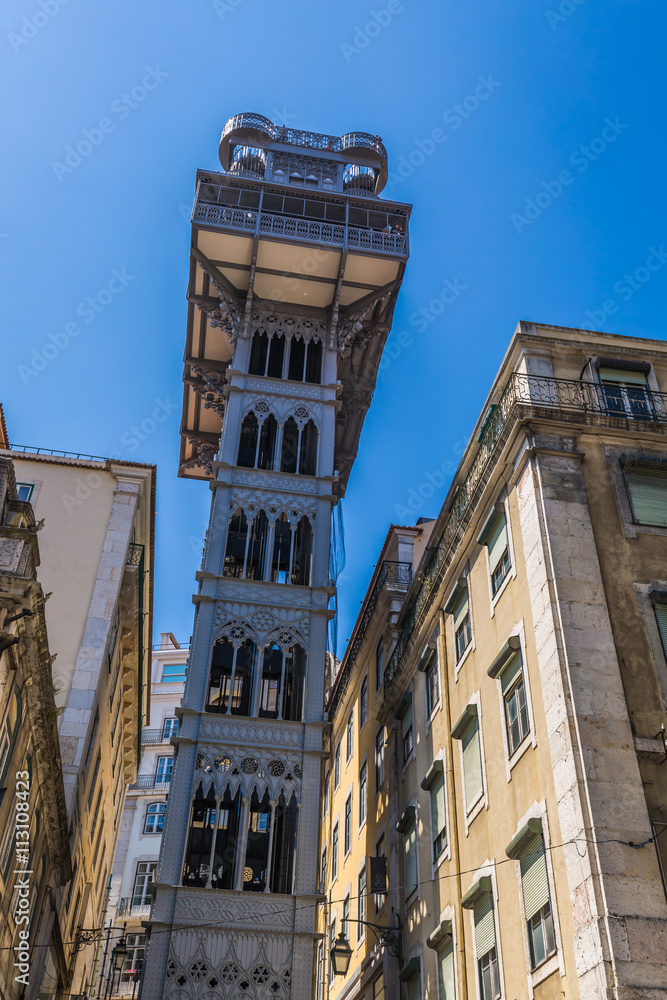 The Santa Justa Lift also called Carmo Lift is an elevator in Li