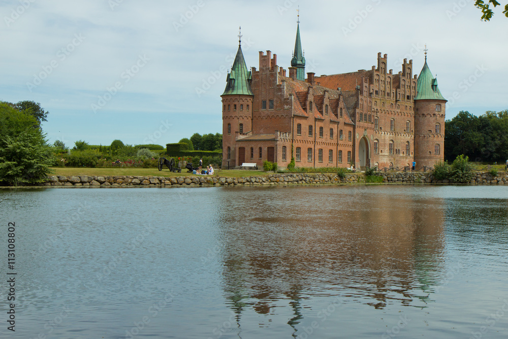 Obraz premium Egeskov slot in Denmark