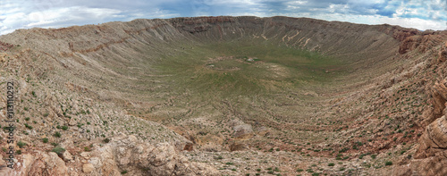 Meteor Crater, also known as Barringer Crater is a meteorite impact  crater photo