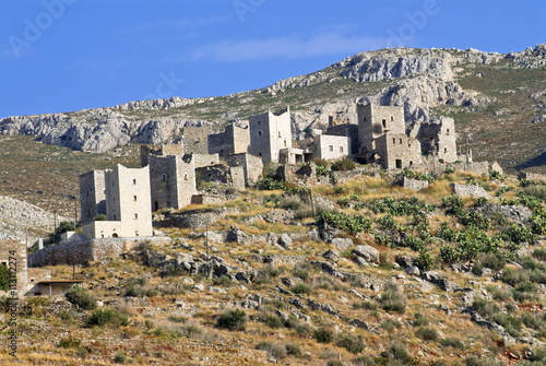 Old fortified village of Vathia, in the Lakonian Mani, Peloponnese, Greece