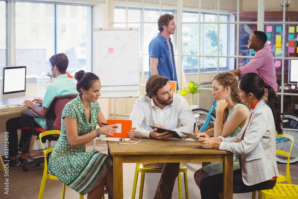 Business people working together Business people working together