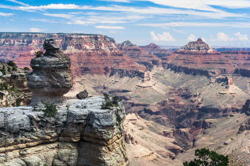 Formations at Grand Canyon, South Rim, Arizona,  USA