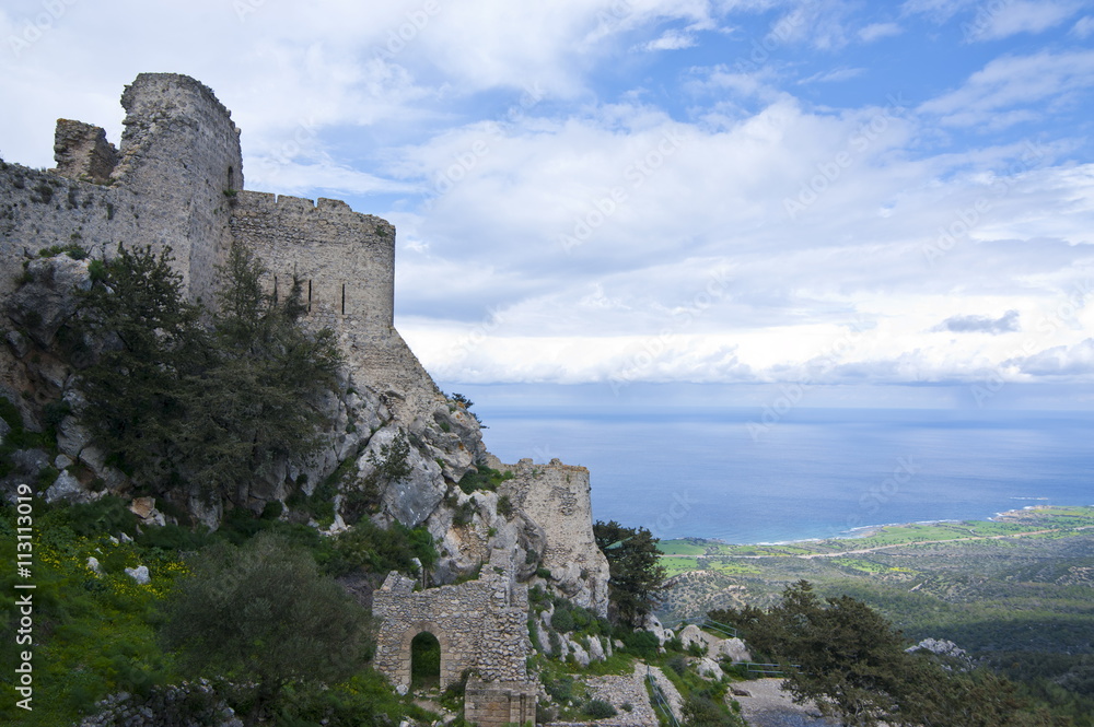 Crusader castle, Kantara, Turkish part of Cyprus, Cyprus Crusader castle, Kantara, Turkish part of Cyprus, Cyprus