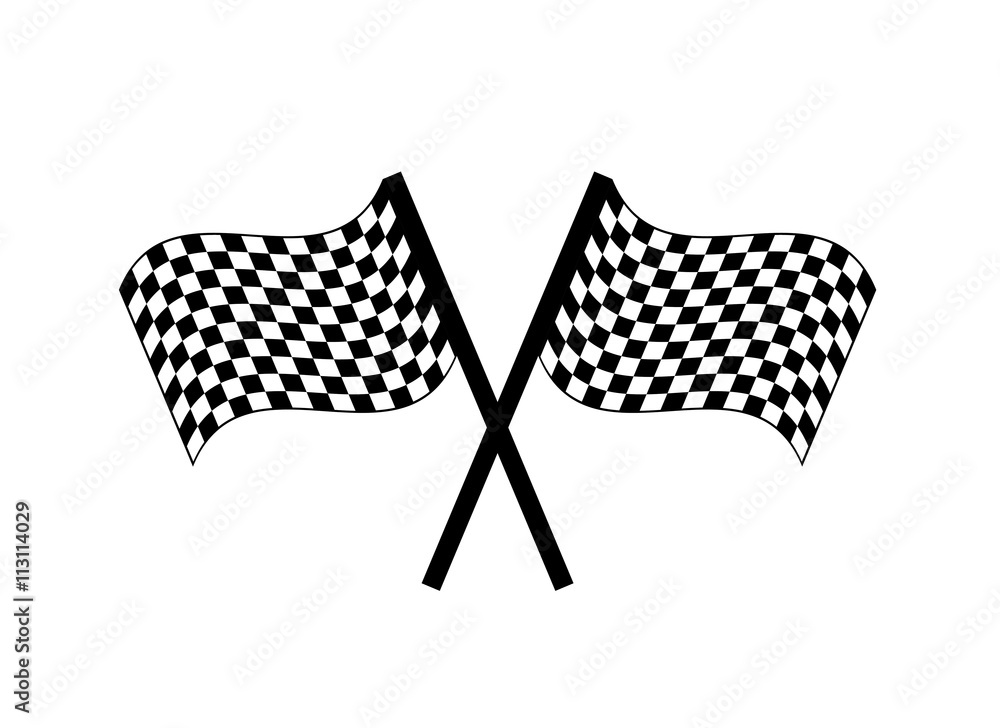 Fototapeta premium flag finish design 