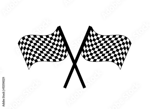 flag finish design 