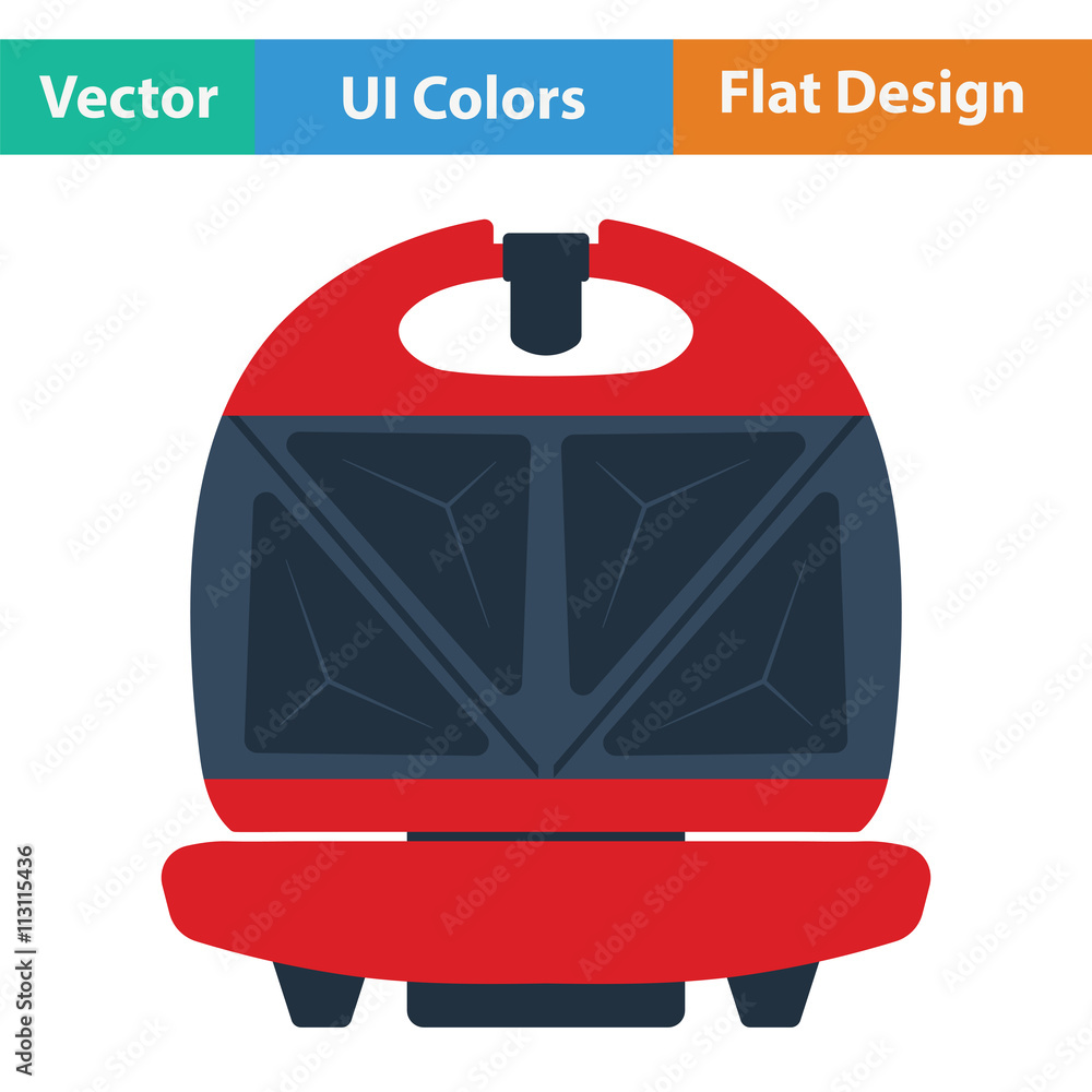 Obraz premium Kitchen sandwich maker icon