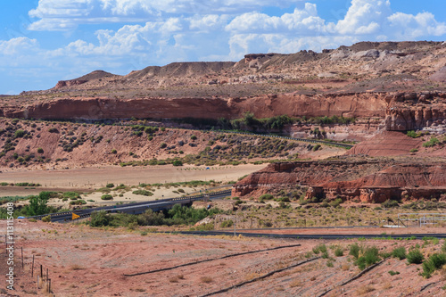 фотографія View of Navajo and Hopi Nation Reservations in Arizona,  USA