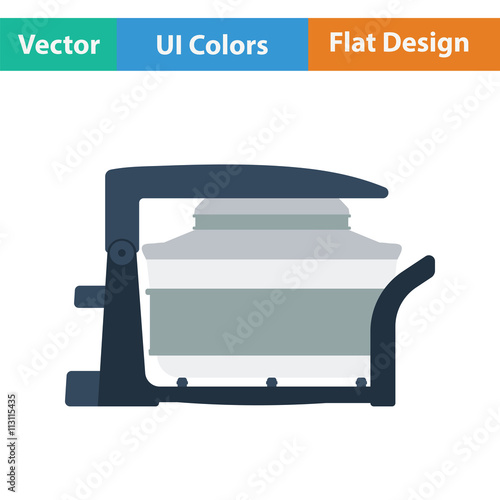 Electric convection oven icon