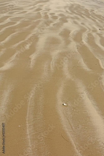 Colorful Patterns on a Sandy Beach