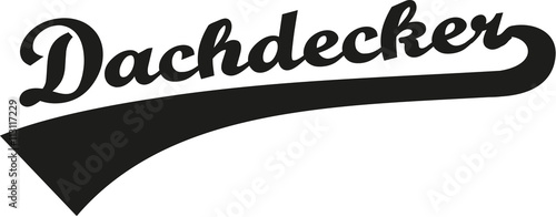 Roofer retro font - german