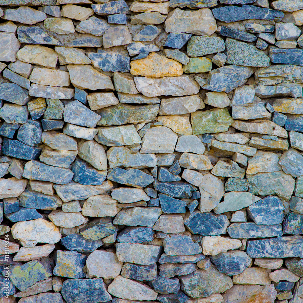 Obraz premium pattern of decorative slate stone wall surface