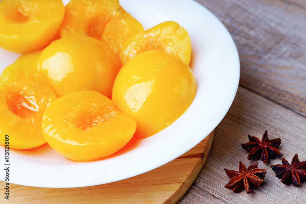 Peaches and anise Peaches and anise