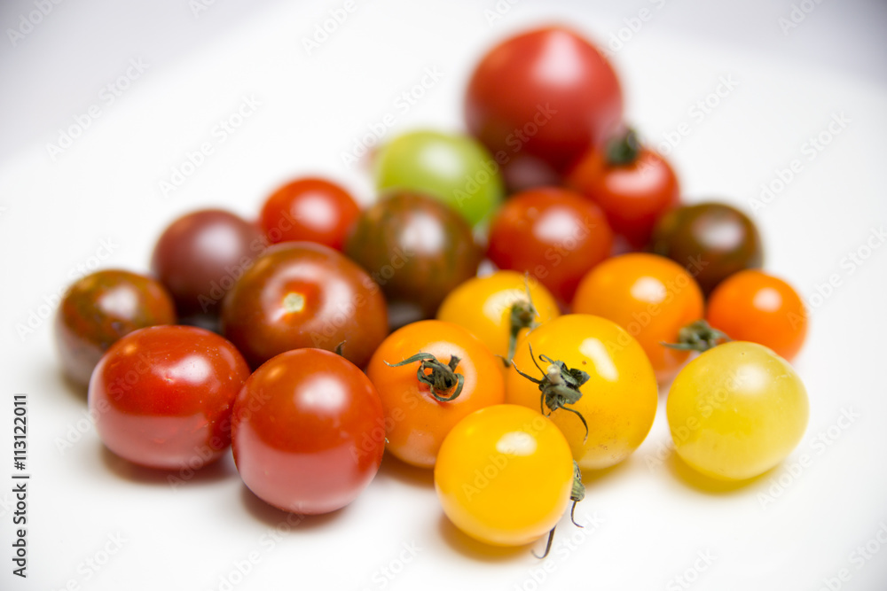 Various color of tomatoes Various color of tomatoes