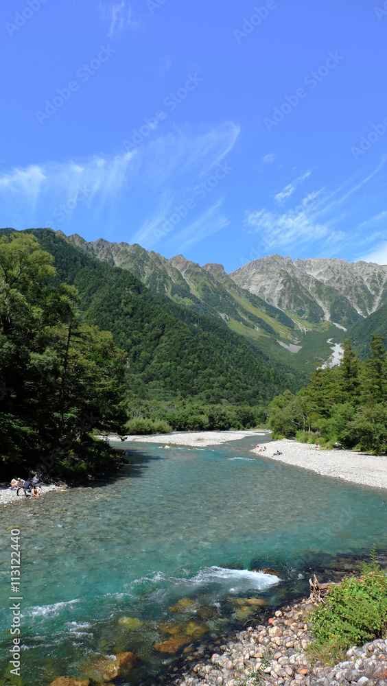 Obraz premium 河童橋からの眺め