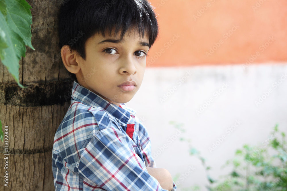 Portrait of Indian Little Boy Portrait of Indian Little Boy