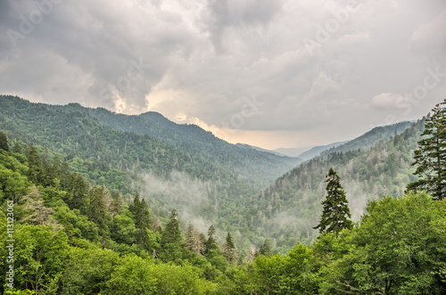Newfound Gap in Great Smoky Mountains National Park