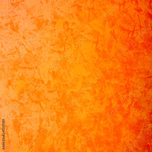 orange grunge wall © piyagoon