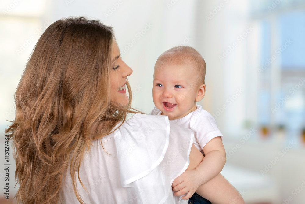 happy young mother with a child happy young mother with a child