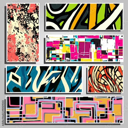 color banners for your design, design business cards