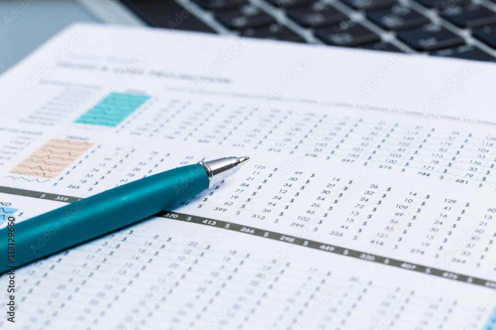 financial graph and chart financial graph and chart