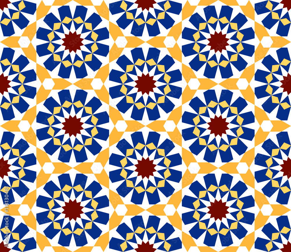 moroccan mosaic seamless