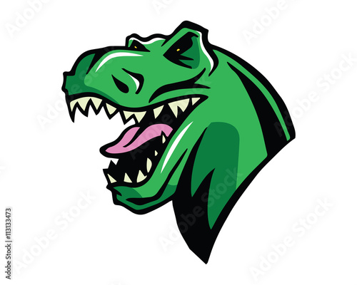 Leadership Animal Logo - Tyrannosaurus Rex Character