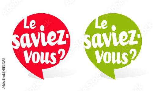 Le saviez-vous ?