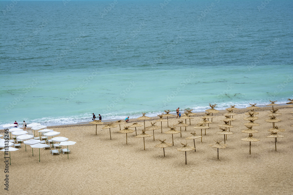 Φωτογραφία Golden Sands Beach ,summer attraction and resort at the Black Sea in Varna, Bulg