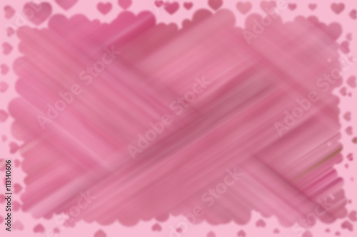 Pink love hearts background 