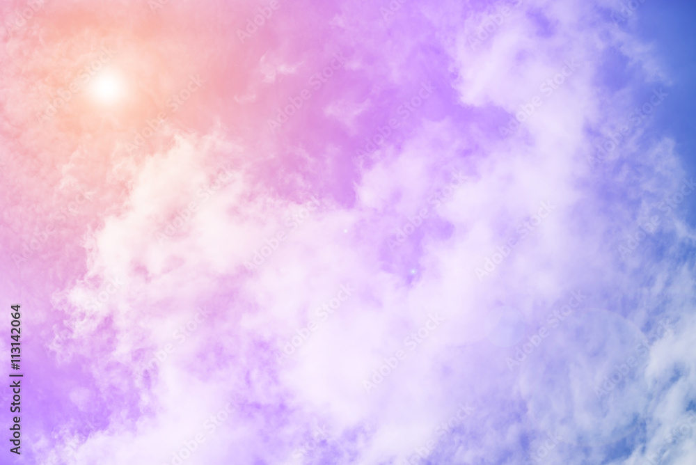 sun and cloud background with a pastel colored
sun and cloud background with a pastel colored
