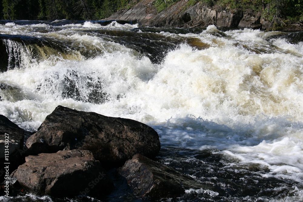 Fototapeta premium Mountain river