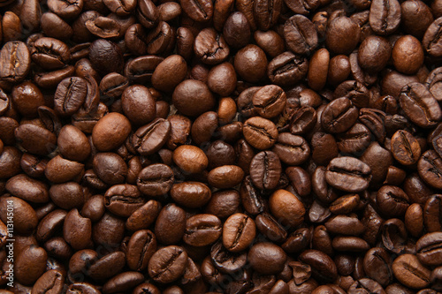 Coffee beans texture