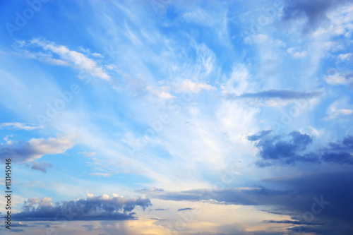 Sky with clouds