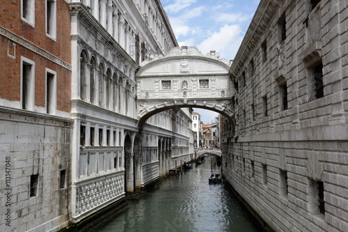 Ornate architecture of Venice - city on the water - the pearl of Italy