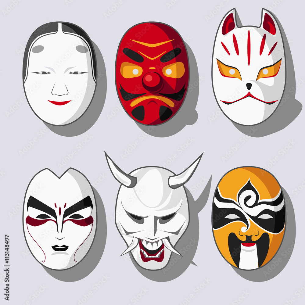 japanese native mask 2