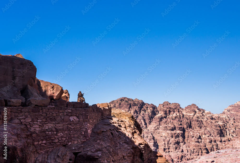 Cave tombs, Petra, Jordan