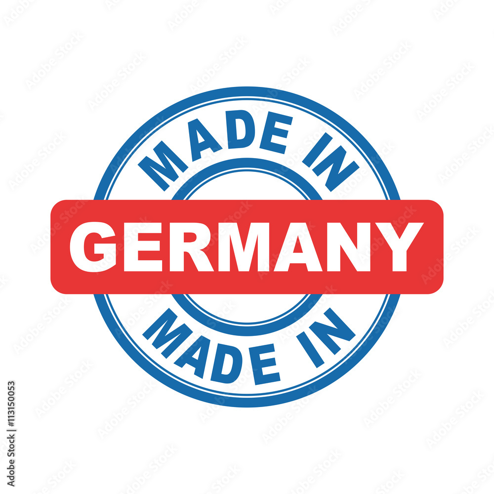 Made in Germany. Vector emblem flat Made in Germany. Vector emblem flat