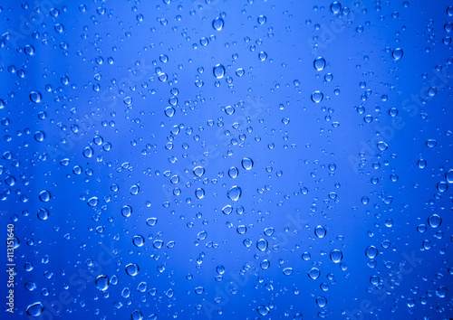 rain drop on glass as a background