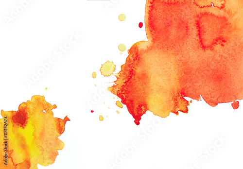 Wallpaper Mural autumn leaves on white background Torontodigital.ca