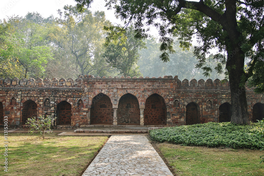 Wall of Humayun's Tomb,