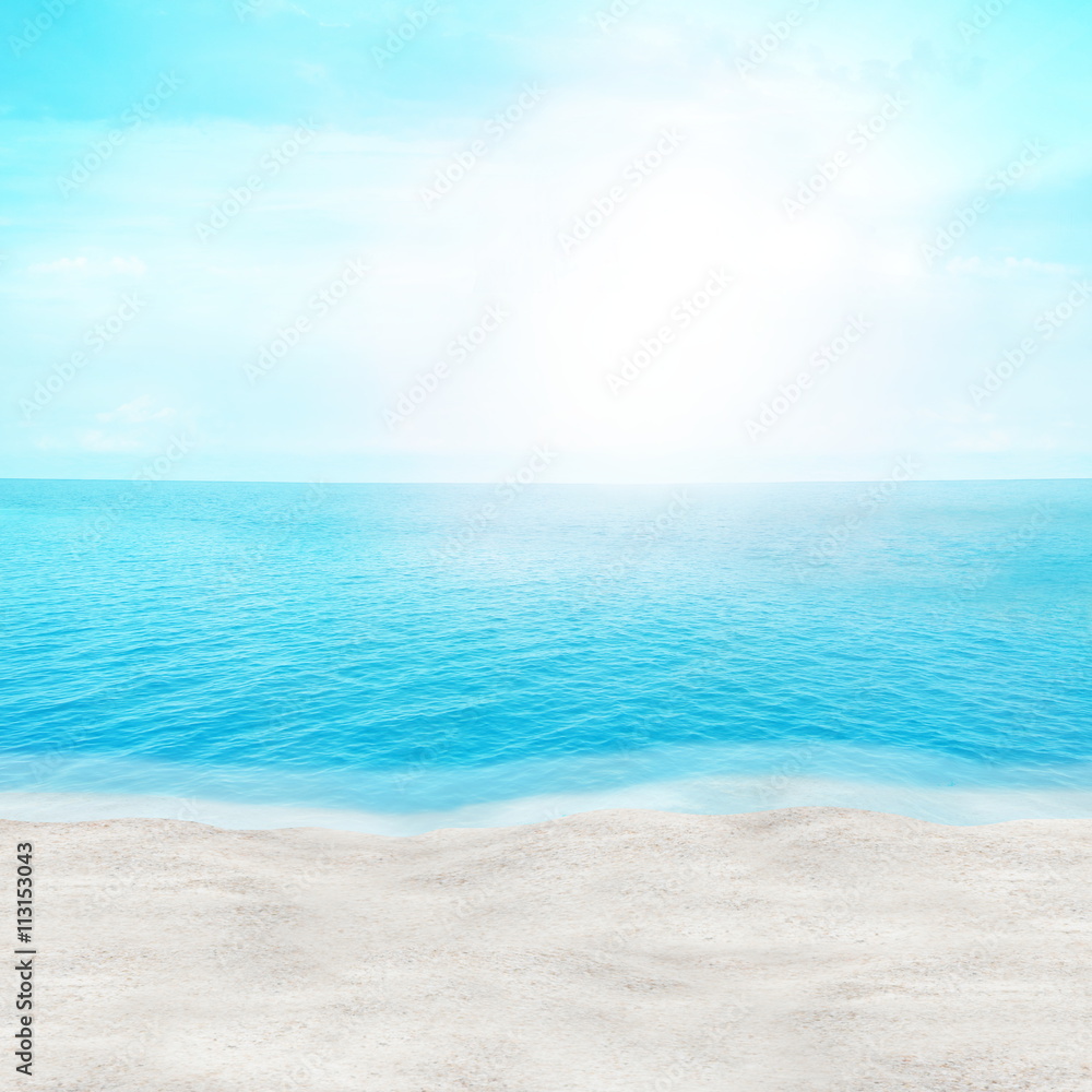 perfect beach clear water summer holiday concept modified photo