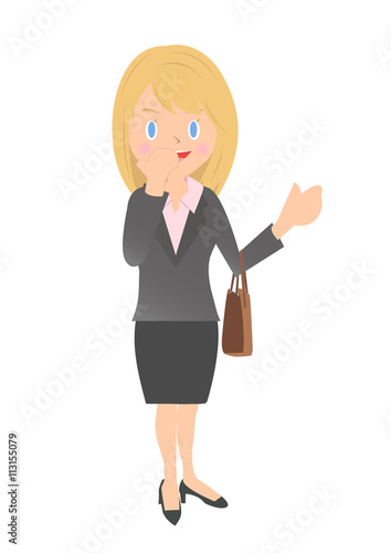 帰宅途中の女性会社員