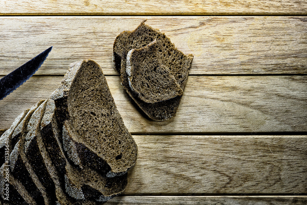 Bread on the table. Bread on the table.
