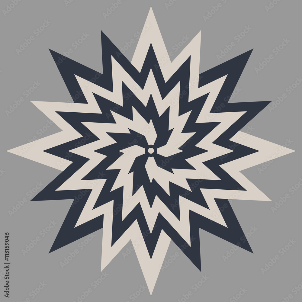 Abstract flower symbol Abstract flower symbol