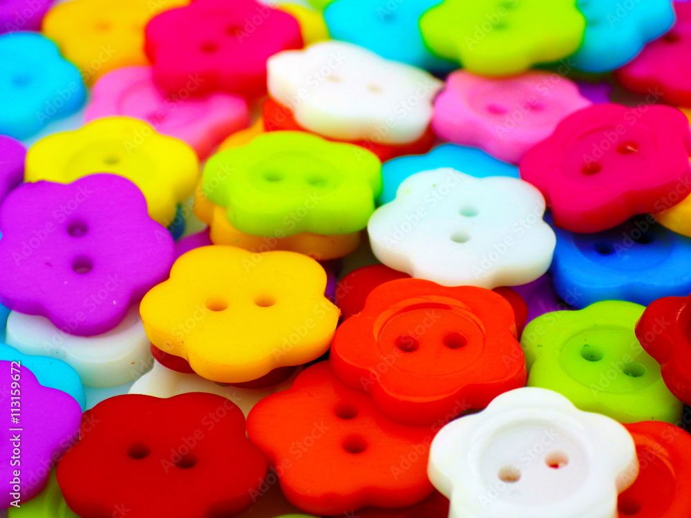 Colorful Sewing Buttons